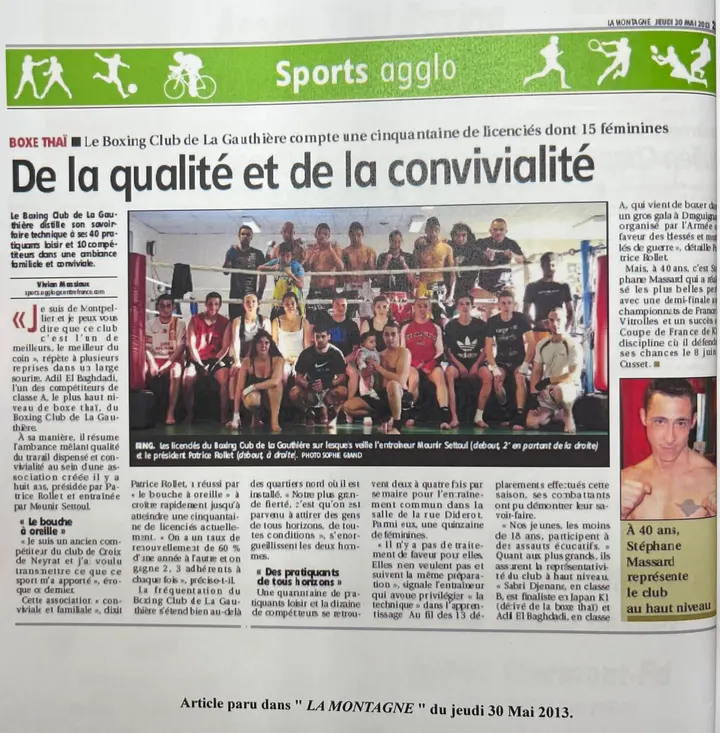 LA GAUTHIERE THAÏ BOXING — arts martiaux-studio à Clermont-Ferrand — 5