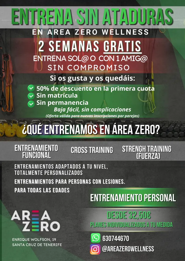 AreaZero Wellness & Coaching — entrenamiento personal-studio en Santa Cruz de Tenerife — 3