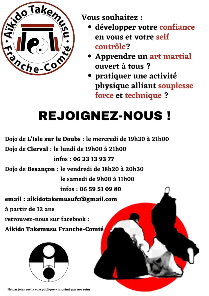 Aikido Takemusu Franche-Comté — Arts martiaux à Tilleroyes, Besançon
