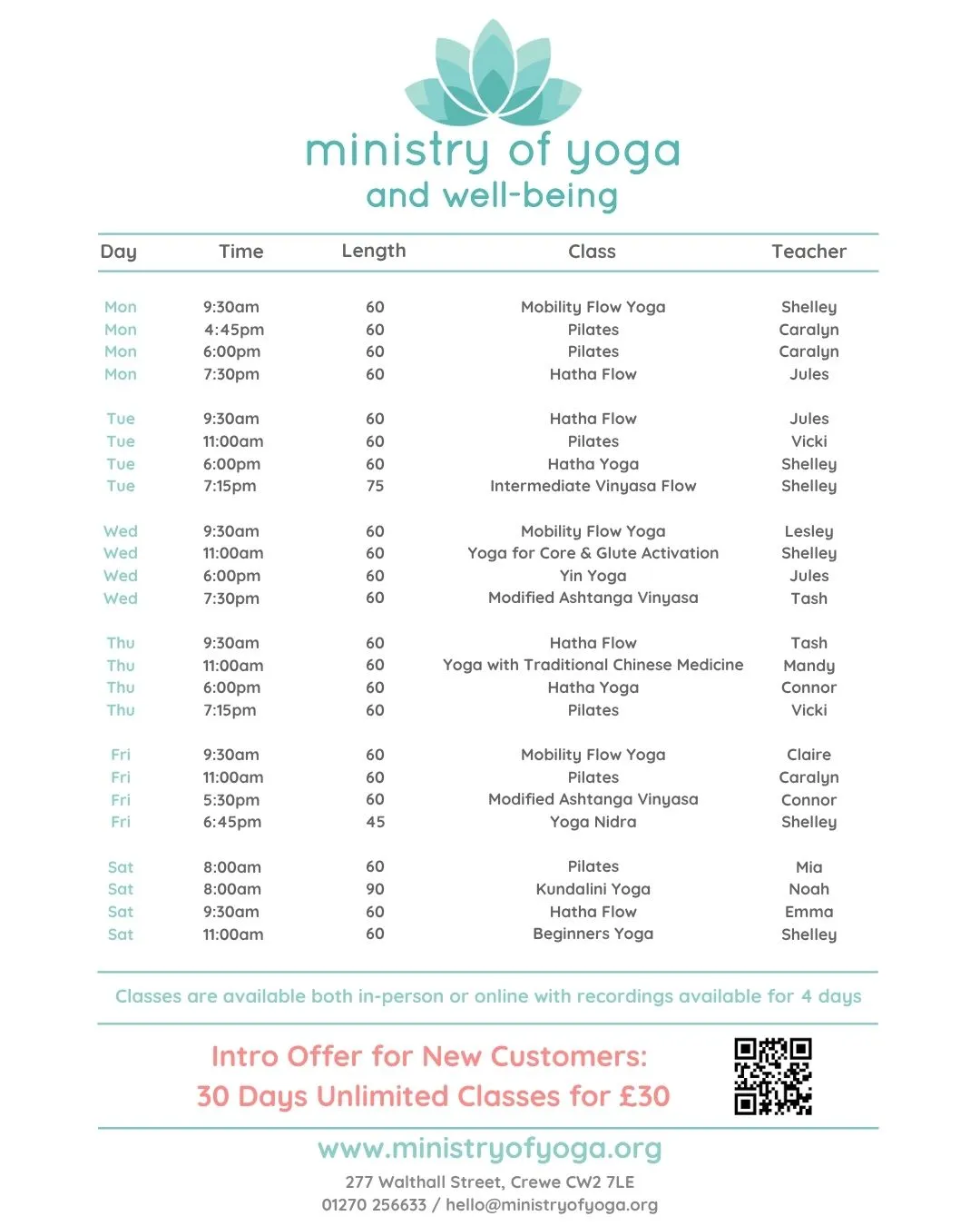 Ministry Of Yoga And Wellbeing — yoga-studio in Crewe — 2