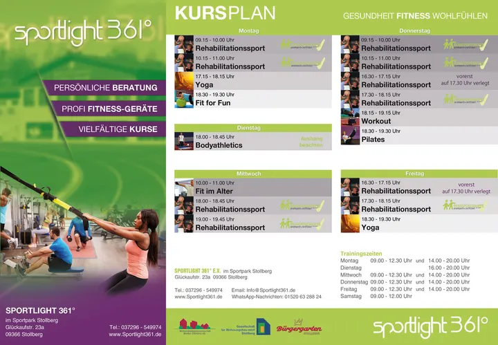 Sportlight 361° — Fitnessstudio in Hoheneck, Stollberg