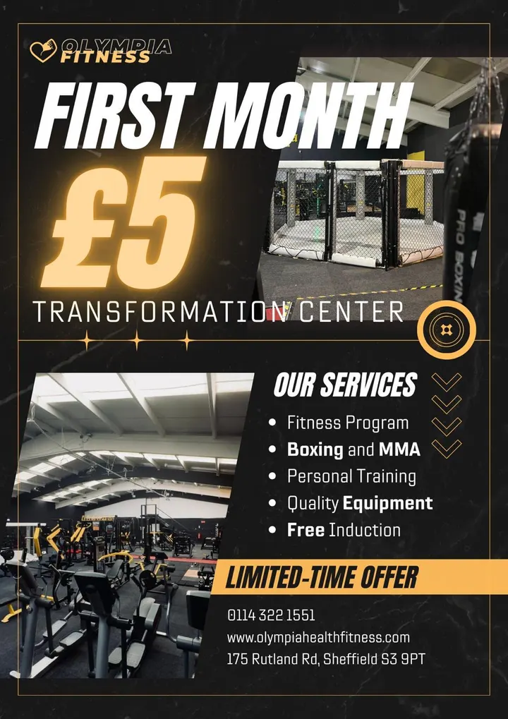Olympia Health & Fitness — fitness studio in Neepsend, Sheffield — 3