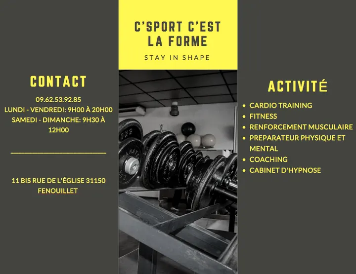C Sport — coaching personnel-studio à Fenouillet, Toulouse — 3