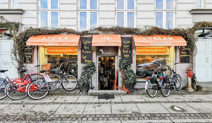 Luca's Cykler — Cykling i Indre By, København