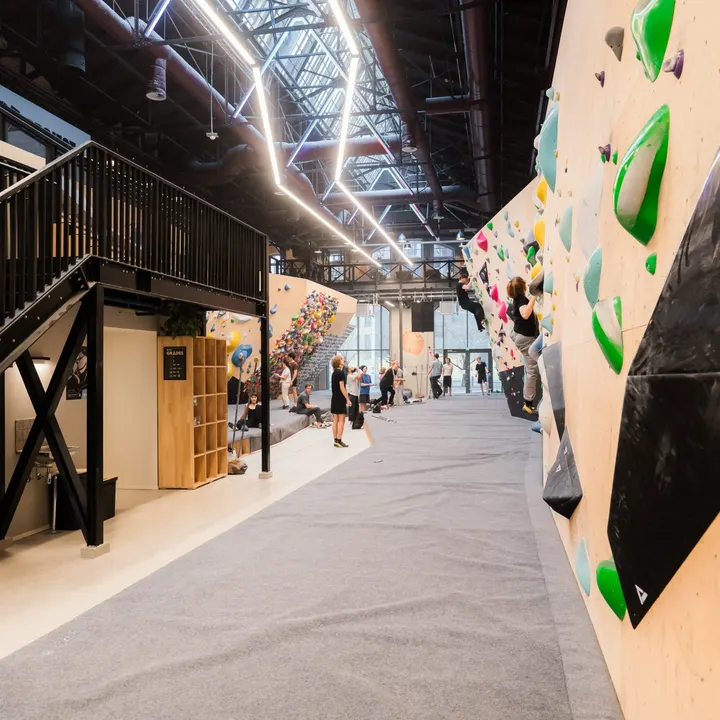 Project Konepaja — bouldering-studio i Vallgård, Helsinki