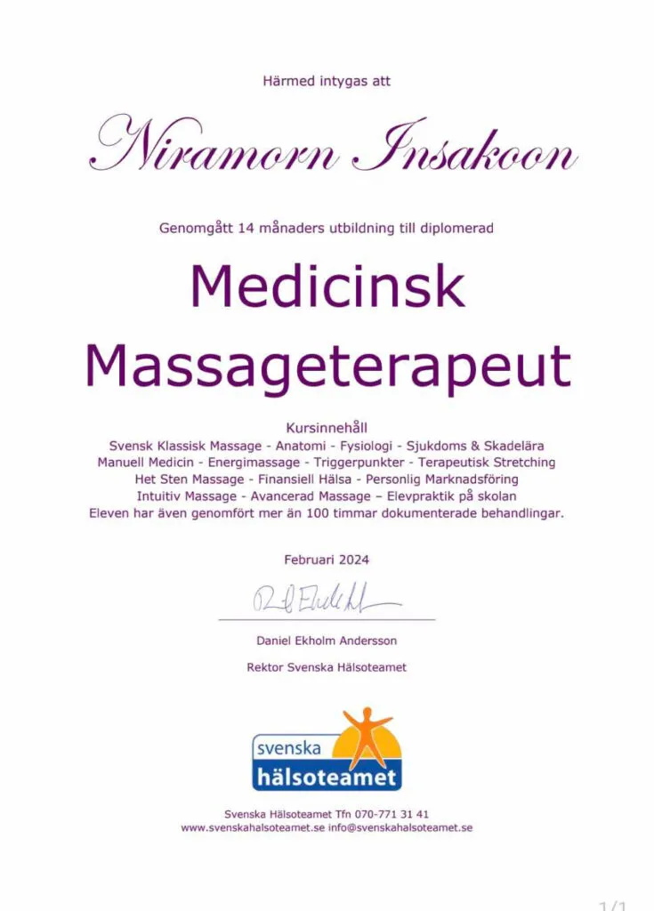 Popular Medicinsk Massageterapeut — pt-studio-studio i Kristinehamn — bild 3