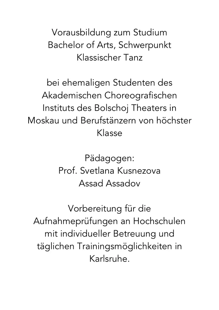 Ballettschule Grazie — tanz-studio in Karlsruhe — 3